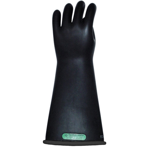 Salisbury E011B/10 Electrical Gloves, Size 10, Black, Class 0
